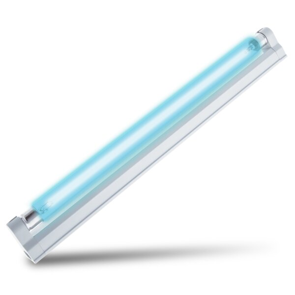 Forever Light UV Licht 31cm LED Röhre T5 Leuchtstofföhre Tube 8W Desinfektion Ozon mit Netzteil Halterung Klammer