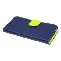 cofi1453® Buch Tasche "Fancy" kompatibel mit SAMSUNG GALAXY A31 (A315F) Handy Hülle Etui Brieftasche Schutzhülle mit Standfunktion, Kartenfach Blau-Grün