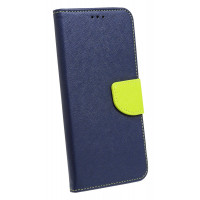 cofi1453® Buch Tasche "Fancy" kompatibel mit SAMSUNG GALAXY A31 (A315F) Handy Hülle Etui Brieftasche Schutzhülle mit Standfunktion, Kartenfach Blau-Grün
