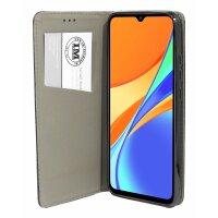 cofi1453® Buch Tasche "Smart" kompatibel mit XIAOMI REDMI 9C Handy Hülle Etui Brieftasche Schutzhülle mit Standfunktion, Kartenfach