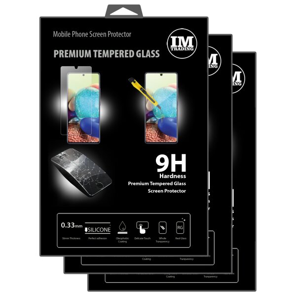 cofi1453 3X Panzer Schutz Glas 9H Tempered Glass Display Schutz Folie Display Glas Screen Protector kompatibel mit Samsung Galaxy A71 5G (A716F)