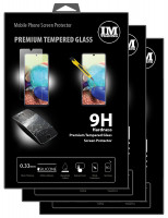 cofi1453 3X Panzer Schutz Glas 9H Tempered Glass Display Schutz Folie Display Glas Screen Protector kompatibel mit Samsung Galaxy A71 5G (A716F)