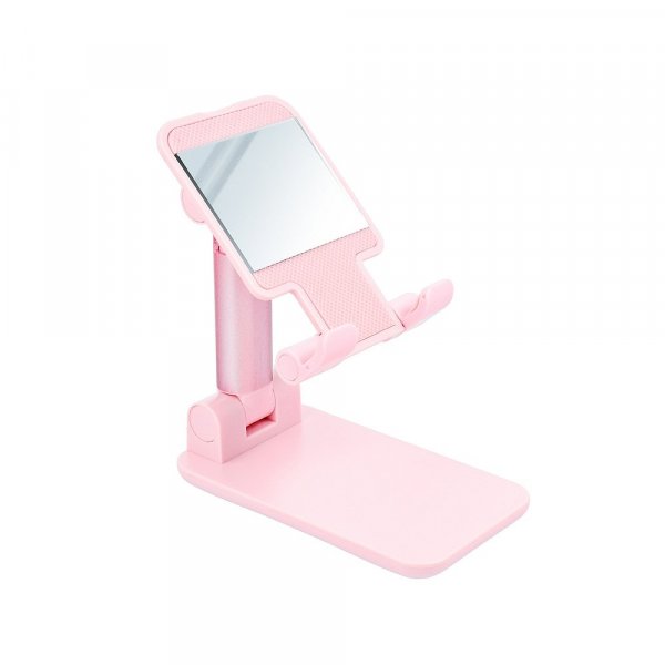 Faltbare Tischhalterung Universal Desktop Halterung Tisch Ständer Handystand Tablet Halter in Pink