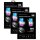 cofi1453 3X Panzer Schutz Glas 9H Tempered Glass Display Schutz Folie Display Glas Screen Protector kompatibel mit Alcatel 3L (5029D) 2020