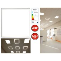 LED Rahmenbeleuchtung Panel 40W 59,5 x 59,5 cm Rahmen...