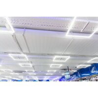 LED Rahmenbeleuchtung Panel 40W 59,5 x 59,5 cm Rahmen Beleuchtet Warmweiß 2700K 3400lm Ultraslim (11mm ) inkl. Trafo [Energieklasse A+] ( Nur Rahmen )