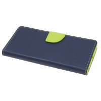 cofi1453® Buch Tasche "Fancy" kompatibel mit SAMSUNG GALAXY NOTE 20 ULTRA (N985F) Handy Hülle Etui Brieftasche Schutzhülle mit Standfunktion, Kartenfach Blau-Grün ( 2-Farbig )