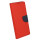 cofi1453® Buch Tasche "Fancy" kompatibel mit SAMSUNG GALAXY NOTE 20 ULTRA (N985F) Handy Hülle Etui Brieftasche Schutzhülle mit Standfunktion, Kartenfach Rot-Blau ( 2-Farbig )