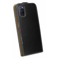 cofi1453® Flip Case kompatibel mit Oppo A72 Handy Tasche vertikal aufklappbar Schutzhülle Klapp Hülle Schwarz