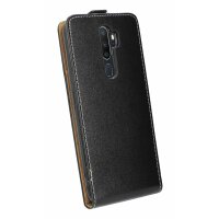 cofi1453® Flip Case kompatibel mit Oppo A5 2020 Handy Tasche vertikal aufklappbar Schutzhülle Klapp Hülle Schwarz