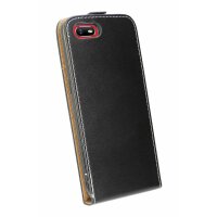 cofi1453® Flip Case kompatibel mit Oppo A1K Handy Tasche vertikal aufklappbar Schutzhülle Klapp Hülle Schwarz