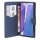 cofi1453® Buch Tasche "Fancy" kompatibel mit SAMSUNG GALAXY NOTE 20 (N980F) Handy Hülle Etui Brieftasche Schutzhülle mit Standfunktion, Kartenfach Rot-Blau