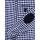 Megaman Patches in Dunkelblau Hemd | Herren Button Down Outdoor Freizeithemden Casual Style | Flanellhemden Herren Langarm