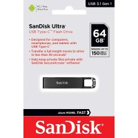 SanDisk Ultra USB Type-C 64GB USB Flash-Laufwerk USB 3.1 bis zu 150MB/s