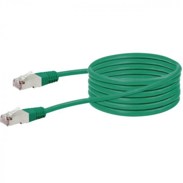SCHWAIGER cky6500 531 5 m CAT6 U/FTP (STP) grün Netzwerk-Kabel – Netzwerk-Kabel (5 m, Cat6, U/FTP (STP), RJ-45, RJ-45, grün)