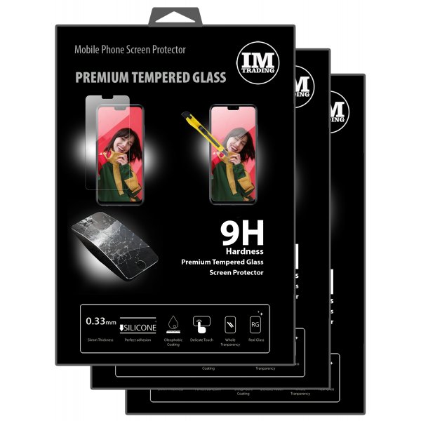 cofi1453 3X Panzer Schutz Glas 9H Tempered Glass Display Schutz Folie Display Glas Screen Protector kompatibel mit Huawei Y8S