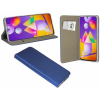 cofi1453 Buch Tasche "Smart" kompatibel mit SAMSUNG GALAXY M31S ( M317F ) Handy Hülle Etui Brieftasche Schutzhülle mit Standfunktion, Kartenfach