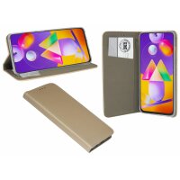 cofi1453 Buch Tasche "Smart" kompatibel mit SAMSUNG GALAXY M31S ( M317F ) Handy Hülle Etui Brieftasche Schutzhülle mit Standfunktion, Kartenfach