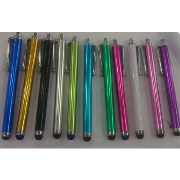 cofi1453® 10x Stylus Stift 2in1 Touchpen + Kulli Eingabestift Handy Touch Pen Metall kompatibel mit Smartphone, Tablet
