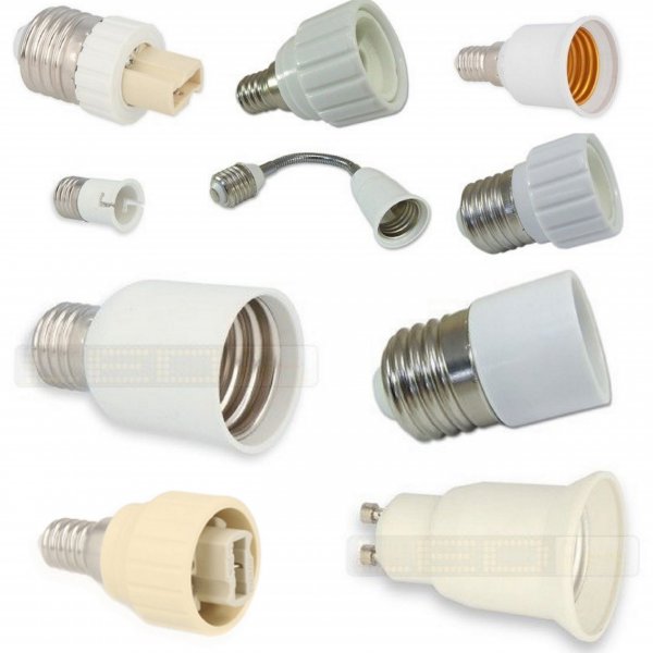 cofi1453® Sockel Fassung Adapter LED Lampensockel Lampenfassung Erweiterung 230V für LED Leuchtmittel Glühirnen, Halogen Lampen Licht