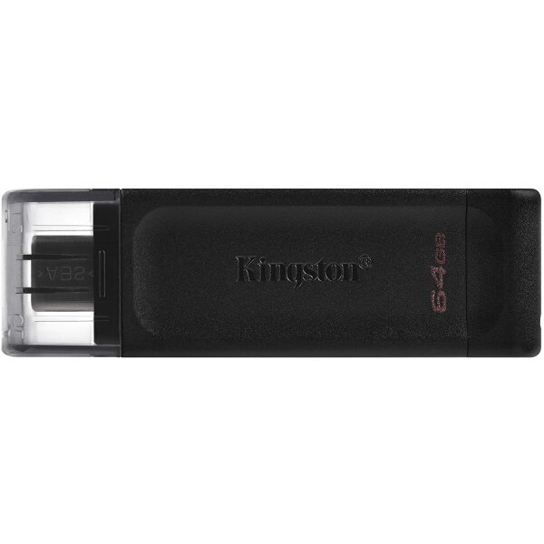 Kingston DataTraveler DT70 (128 GB) USB-C Typ-C 3.2 Flash Drive USB Stick Externer Speicher U Disk Memory Stick schwarz