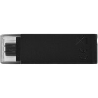 Kingston DataTraveler DT70 (128 GB) USB-C Typ-C 3.2 Flash Drive USB Stick Externer Speicher U Disk Memory Stick schwarz