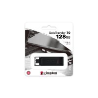 Kingston DataTraveler DT70 (128 GB) USB-C Typ-C 3.2 Flash Drive USB Stick Externer Speicher U Disk Memory Stick schwarz