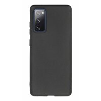 Silikon Hülle Basic kompatibel mit Samsung Galaxy S20 FE (G780F) Case TPU Soft Handy Cover Schutz Matt-Schwarz