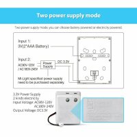 Mi Light 8-Zone Smart Panel Remote Controller 2.4GHz Wandmontage Fernbedienung RGB + CCT Touch Controller für LS2 oder 6W / 12W RGB, LED Leuchten Birnen MR16