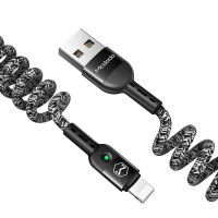 Mcdodo Spiral-USB-Kabel, einziehbares Kabel,...