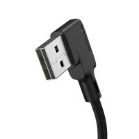 mcdodo Black Glue Kabel Typ-C Quick Charge 4.0 Schnell USB-C Nylon 1,8M Datenkabel kompatibel mit Smartphone Handy schwarz