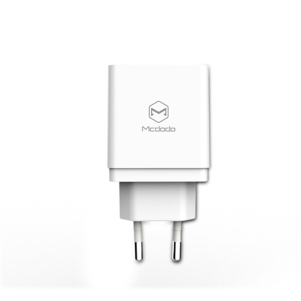 Mcdodo 23W 2x USB Wandladegerät Quick Charge 3.0 Dual Comm Ladegerät Netzteil für Handys weiß