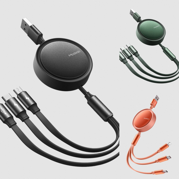 Mcdodo 3in1 Kabel USB Lightning + Typ-C + MicroUSB 1,2M Ladekabel Fast Charging Ladegerät in