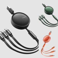 Mcdodo 3in1 Kabel USB Lightning + Typ-C + MicroUSB 1,2M...