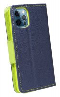 cofi1453® Buch Tasche "Fancy" kompatibel mit iPhone 12 Pro Max Handy Hülle Etui Brieftasche Schutzhülle mit Standfunktion, Kartenfach Blau-Grün