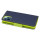cofi1453® Buch Tasche "Fancy" kompatibel mit iPhone 12 Pro Handy Hülle Etui Brieftasche Schutzhülle mit Standfunktion, Kartenfach Blau-Grün