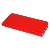 cofi1453®  Elegante Buch-Tasche Hülle Smart Magnet kompatibel mit XIAOMI REDMI NOTE 8T Leder Optik Wallet Book-Style Cover Schale in Rot
