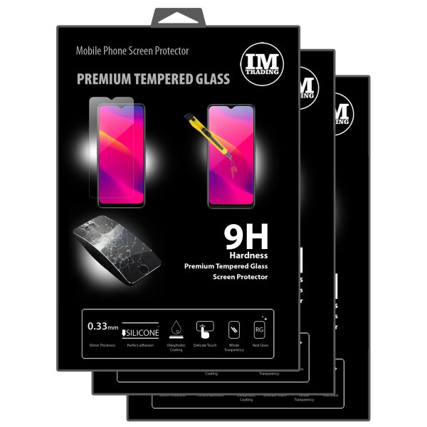 cofi1453 3X Panzer Schutz Glas 9H Tempered Glass Display Schutz Folie Display Glas Screen Protector kompatibel mit Oppo A9 (2020)