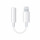 Sunix iOS Adapter auf 3,5mm Aux Kabel Stecker Klinke für iPhone Weiß