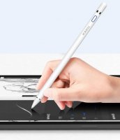 KAKU Fine Tip Active Touch Stylus Pen Stift Pencil AP Bleistift kompatibel mit iPad Pro, iPad Mini , iPad Air weiß