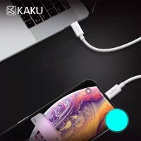 KAKU PD 18W Fast Charging Datenkabel Ladekabel Typ-C auf Typ-C Ladegerät in weiß