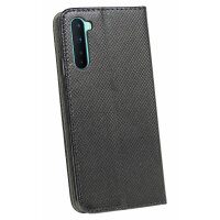 cofi1453® Buch Tasche "Smart" kompatibel mit OnePlus Nord Handy Hülle Etui Brieftasche Schutzhülle mit Standfunktion, Kartenfach Schwarz