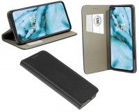 cofi1453® Buch Tasche "Smart" kompatibel mit OnePlus Nord Handy Hülle Etui Brieftasche Schutzhülle mit Standfunktion, Kartenfach Schwarz