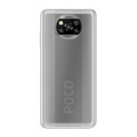 cofi1453® Silikon Hülle Basic kompatibel mit Xiaomi Poco X3 NFC Case TPU Soft Handy Cover Schutz Transparent