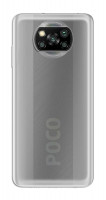cofi1453® Silikon Hülle Basic kompatibel mit Xiaomi Poco X3 NFC Case TPU Soft Handy Cover Schutz Transparent