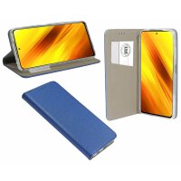 cofi1453® Buch Tasche "Smart" kompatibel mit XIAOMI POCO X3 NFC Handy Hülle Etui Brieftasche Schutzhülle mit Standfunktion, Kartenfach