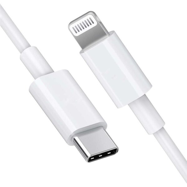 Kaku PD 18W 1m Fast Charge Kabel Schnell Datenkabel USB-C auf Lightning Weiß