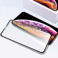 cofi1453 Schutzglas 9D Full Covered Keramik kompatibel mit iPhone Xr Premium Tempered Glas Displayglas Panzer Folie Schutzfolie Anti-Finger