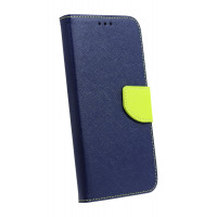 cofi1453® Buch Tasche "Fancy" kompatibel mit Samsung Galaxy A42 5G Handy Hülle Etui Brieftasche Schutzhülle mit Standfunktion, Kartenfach Blau-Grün