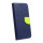 cofi1453® Buch Tasche "Fancy" kompatibel mit Samsung Galaxy A42 5G Handy Hülle Etui Brieftasche Schutzhülle mit Standfunktion, Kartenfach Blau-Grün